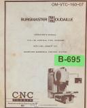 Burgmaster-Burgmaster Houdaille VTC-150, Vertical Tool Changer, Programming Manual 1983-VTC-150-04